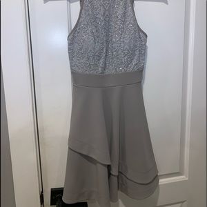 Grey sparkly dress